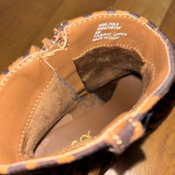 Zebra Print Ankle Booties - Picture 8 of 8